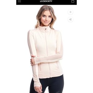 LA Society Vibration Workout Running Jacket NEW